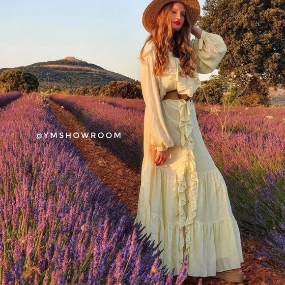 🔥Last 1🔥 MANGO Flowy maxi dress - Picture 2 of 10